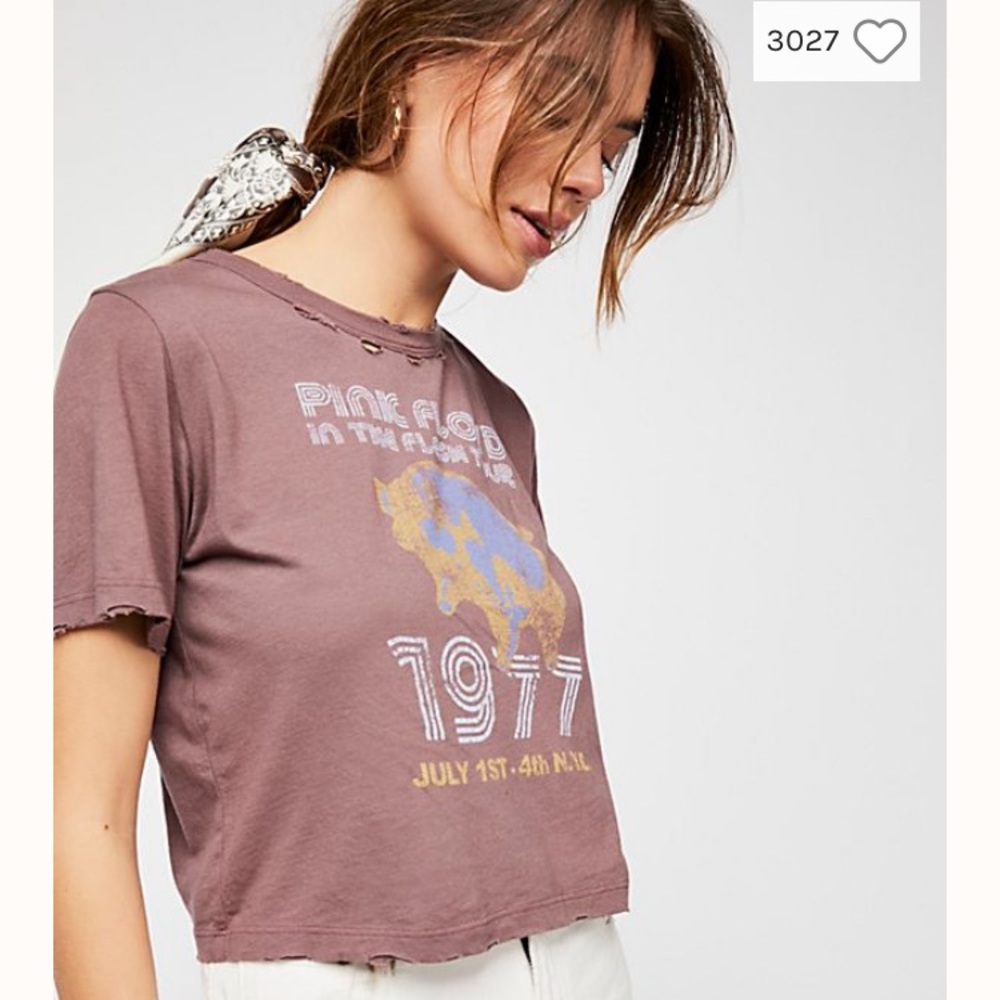 Bandana day dreamer crop tee. Brand new.